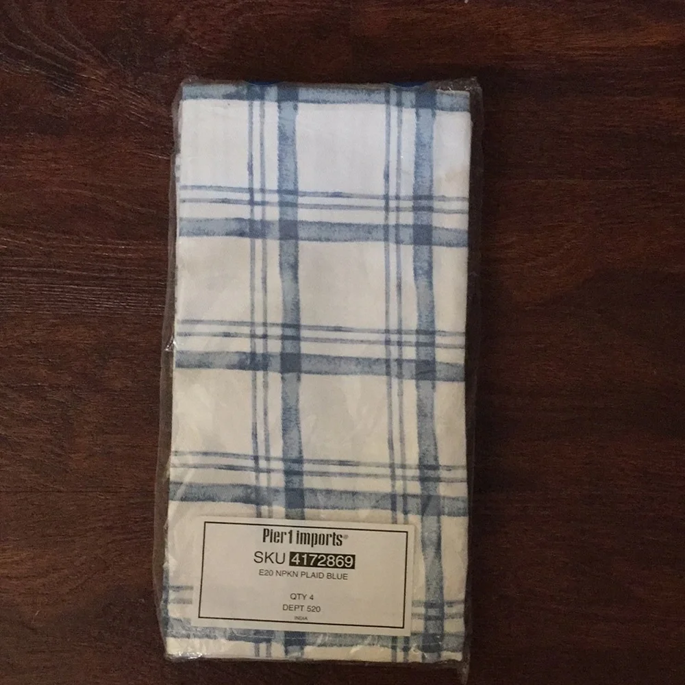 - Pier 1 cloth napkins new